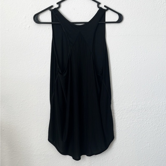 Lululemon Black High Low Flowy Racerback Tank Top - Picture 5 of 6